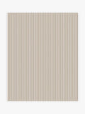 Brown ticking stripe wallpaper sample A4, UK version