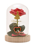 Disney Belle LED dome red rose 17.5cm (British brand)