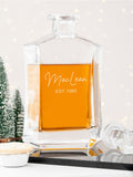 Treat Republic personalised luxury decanter 750ml (British brand)