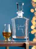 Treat Republic personalised luxury decanter 750ml (British brand)