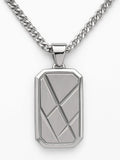 Treat Republic personalised dog tag necklace silver - British product