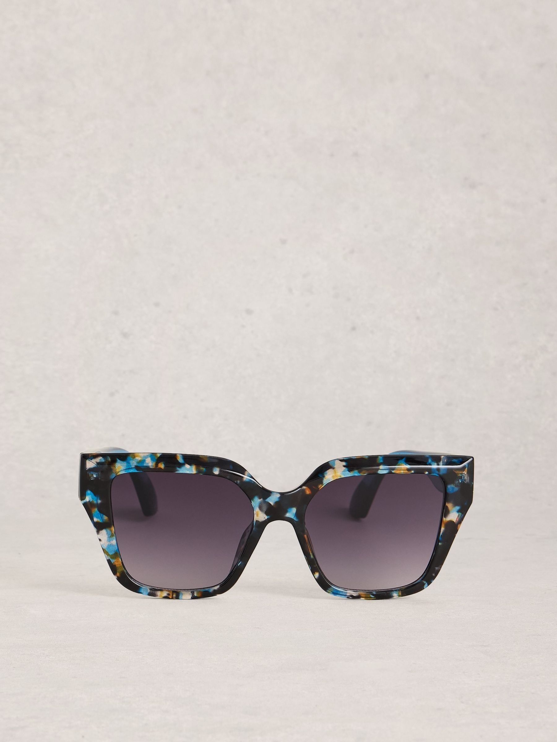 White Stuff Pink Oversized Cat Eye Sunglasses