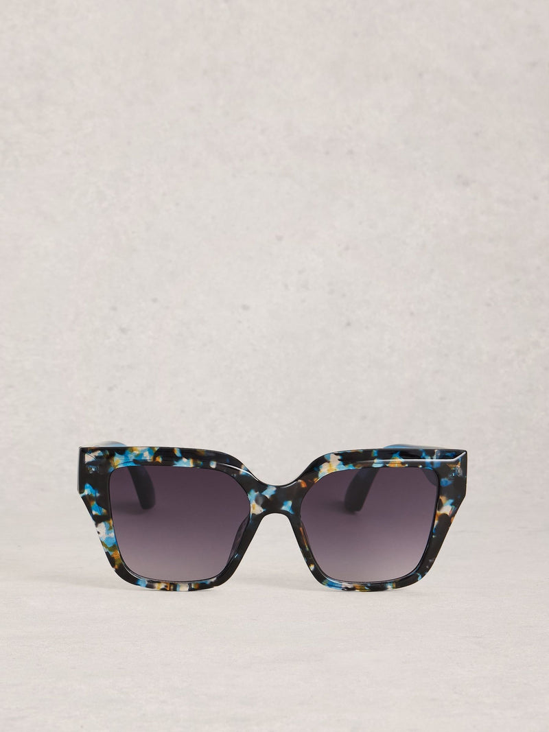 White Stuff Pink Oversized Cat Eye Sunglasses