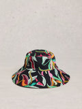 White Stuff green reversible bucket hat, UK version