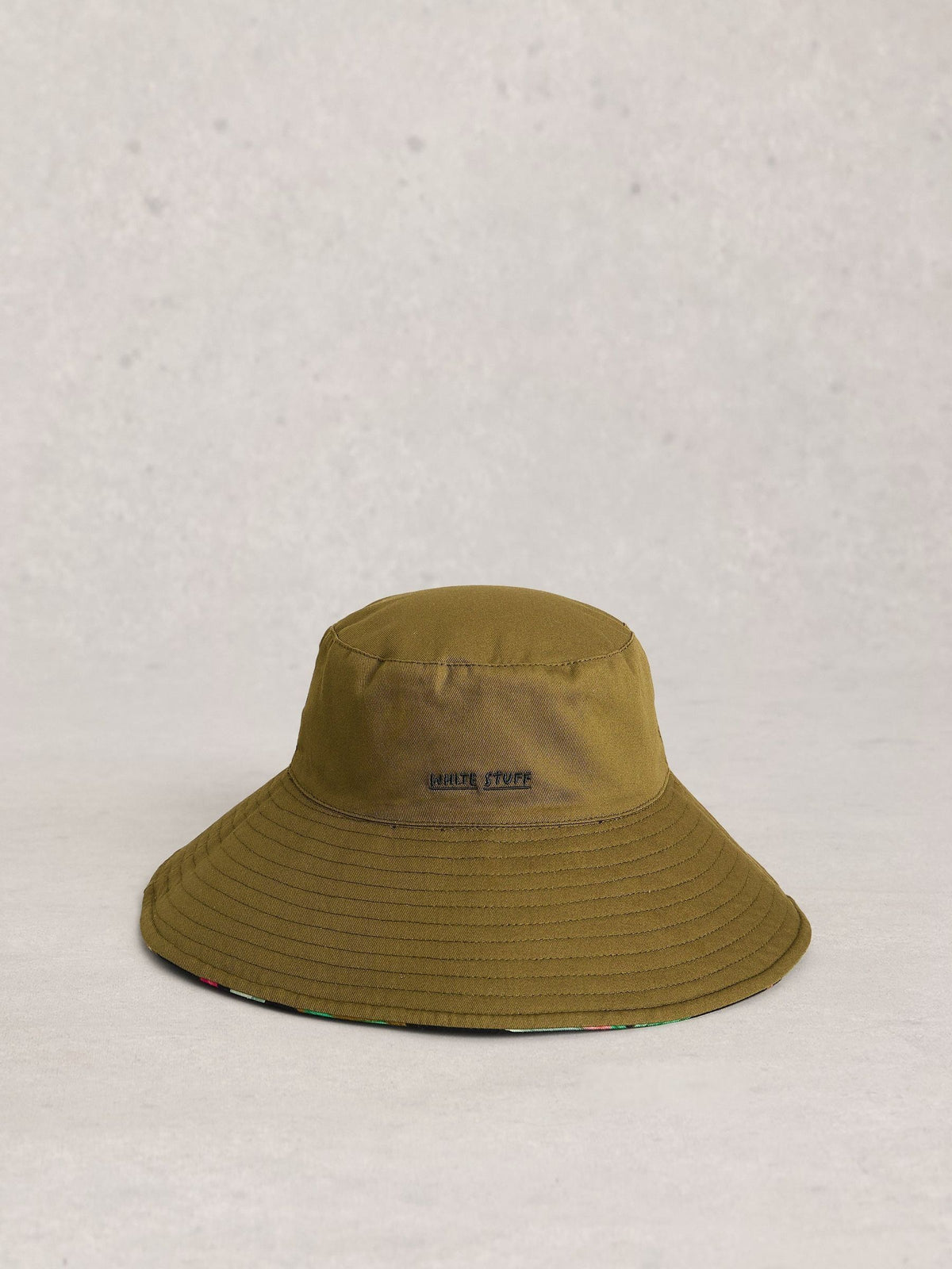 White Stuff green reversible bucket hat, UK version