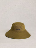 White Stuff green reversible bucket hat, UK version