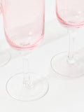 Oliver Bonas pink champagne flutes set of 4, UK version