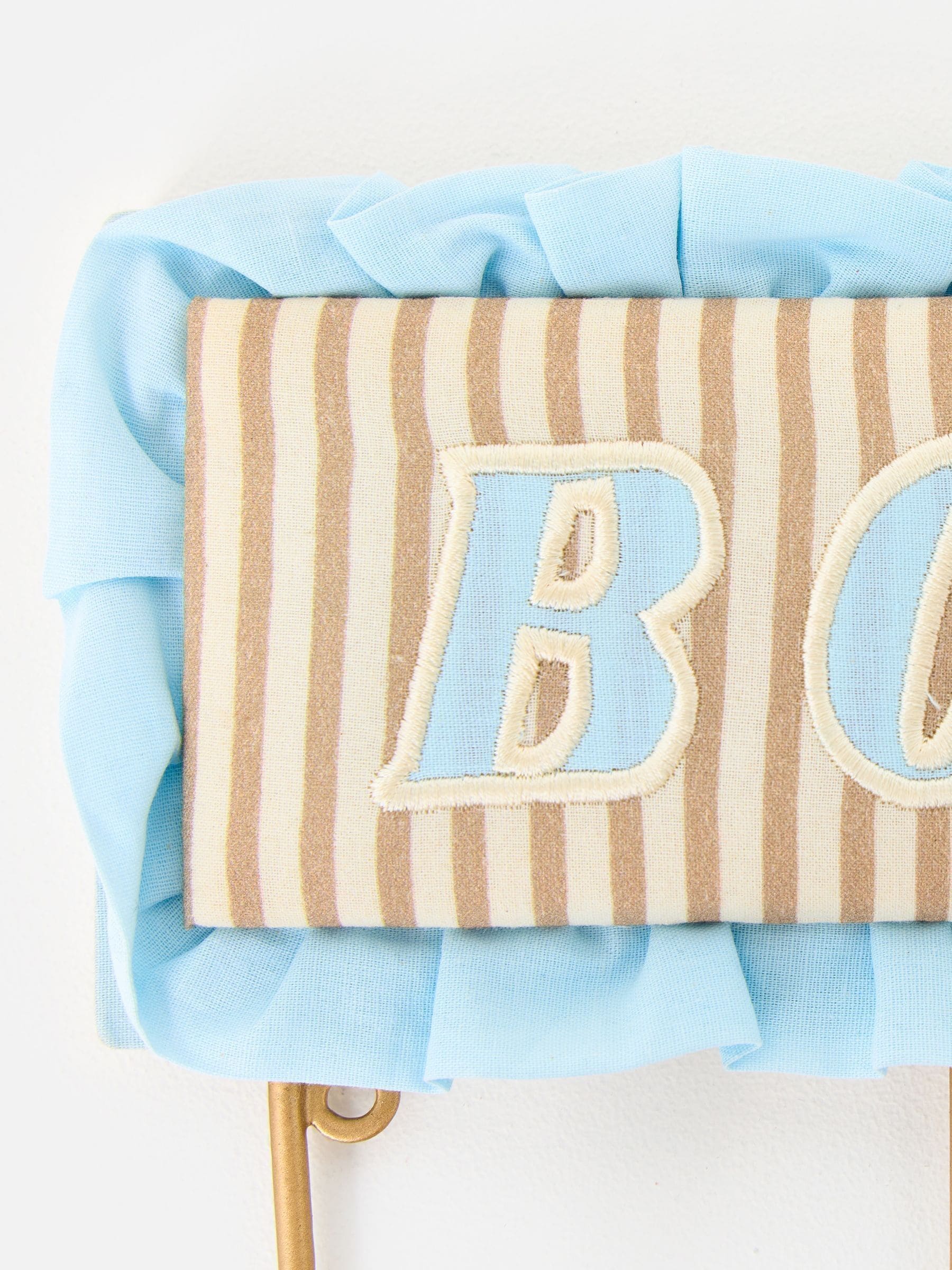 Oliver Bonas Bonjour striped wall hooks 42cm, imported from the UK
