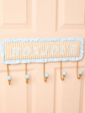 Oliver Bonas Bonjour striped wall hooks 42cm, imported from the UK