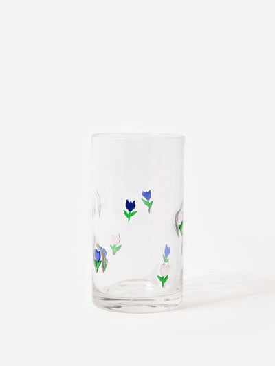 Next Oliver Bonas Clear Fiorelli Tulip Glass Vase 20cm- Buy online at McGrocer