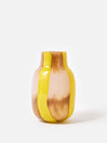 Oliver Bonas Yellow Llenya glass vase 21cm - British product