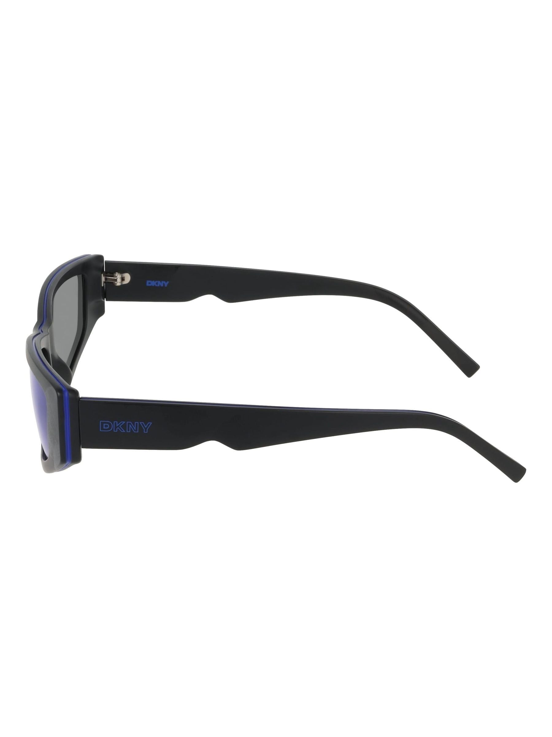 DKNY Dk560S black cat-eye sunglasses with metal frame, imported from the UK