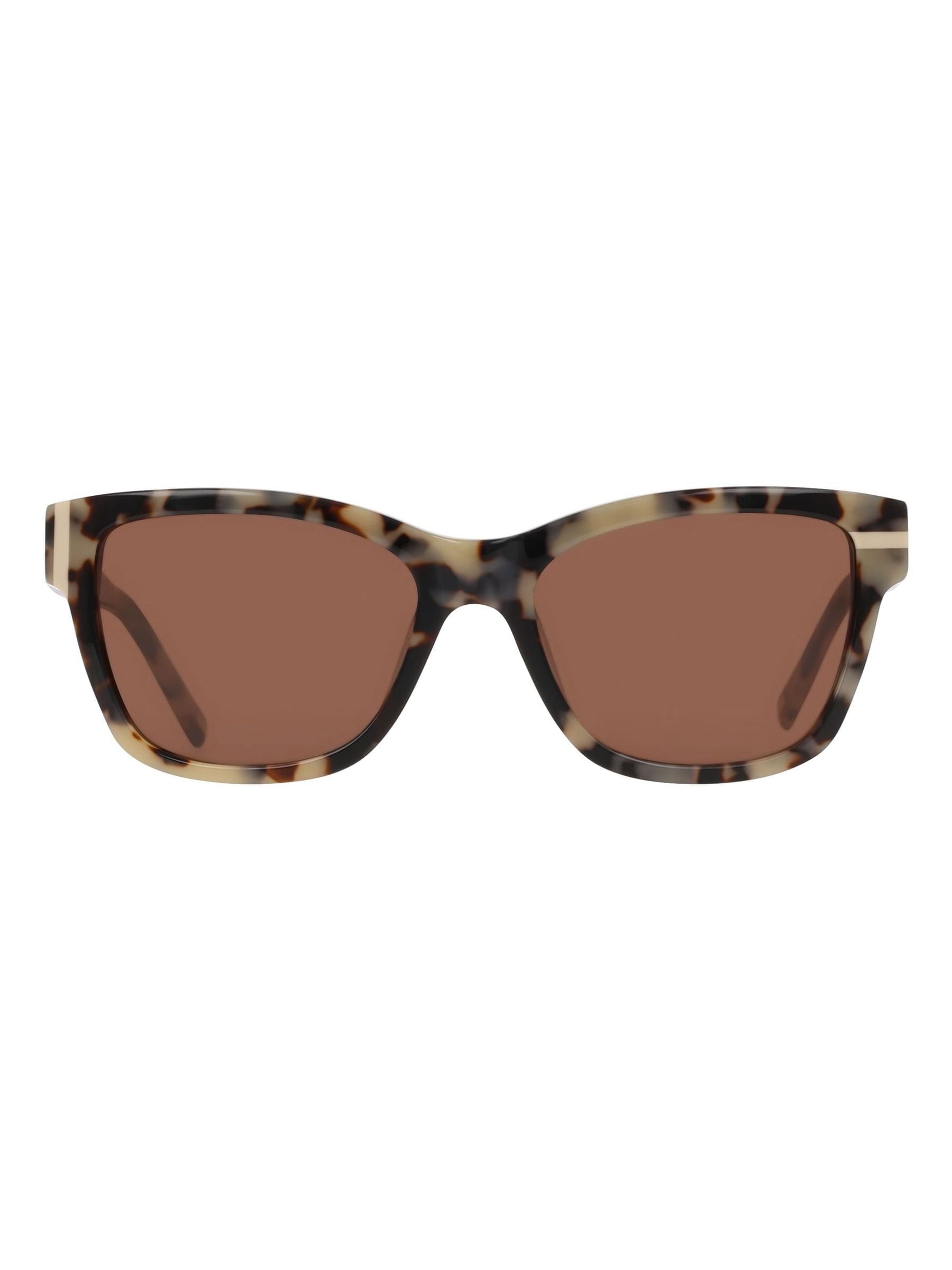DKNY Cream Dk559S sunglasses with acetate frames, UK version