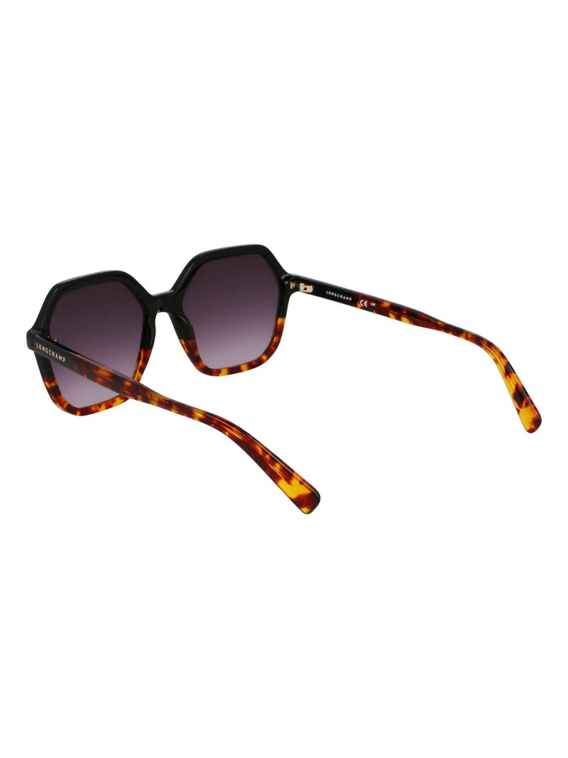 Longchamp black acetate sunglasses Lo760Sn, imported from the UK