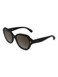 Longchamp Lo801S black acetate sunglasses, imported from the UK