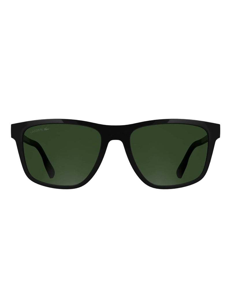 Lacoste black L6078S sunglasses with metal frame, imported from the UK
