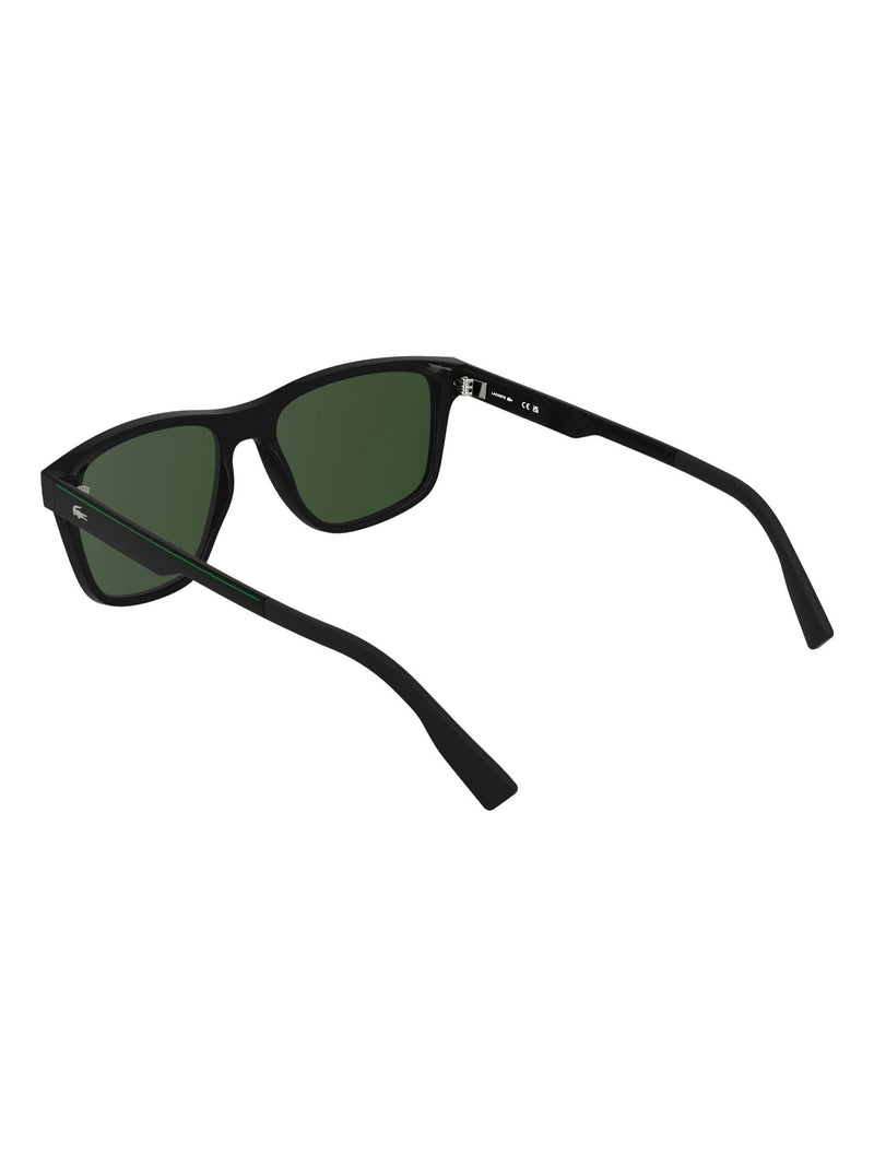 Lacoste black L6078S sunglasses with metal frame, imported from the UK