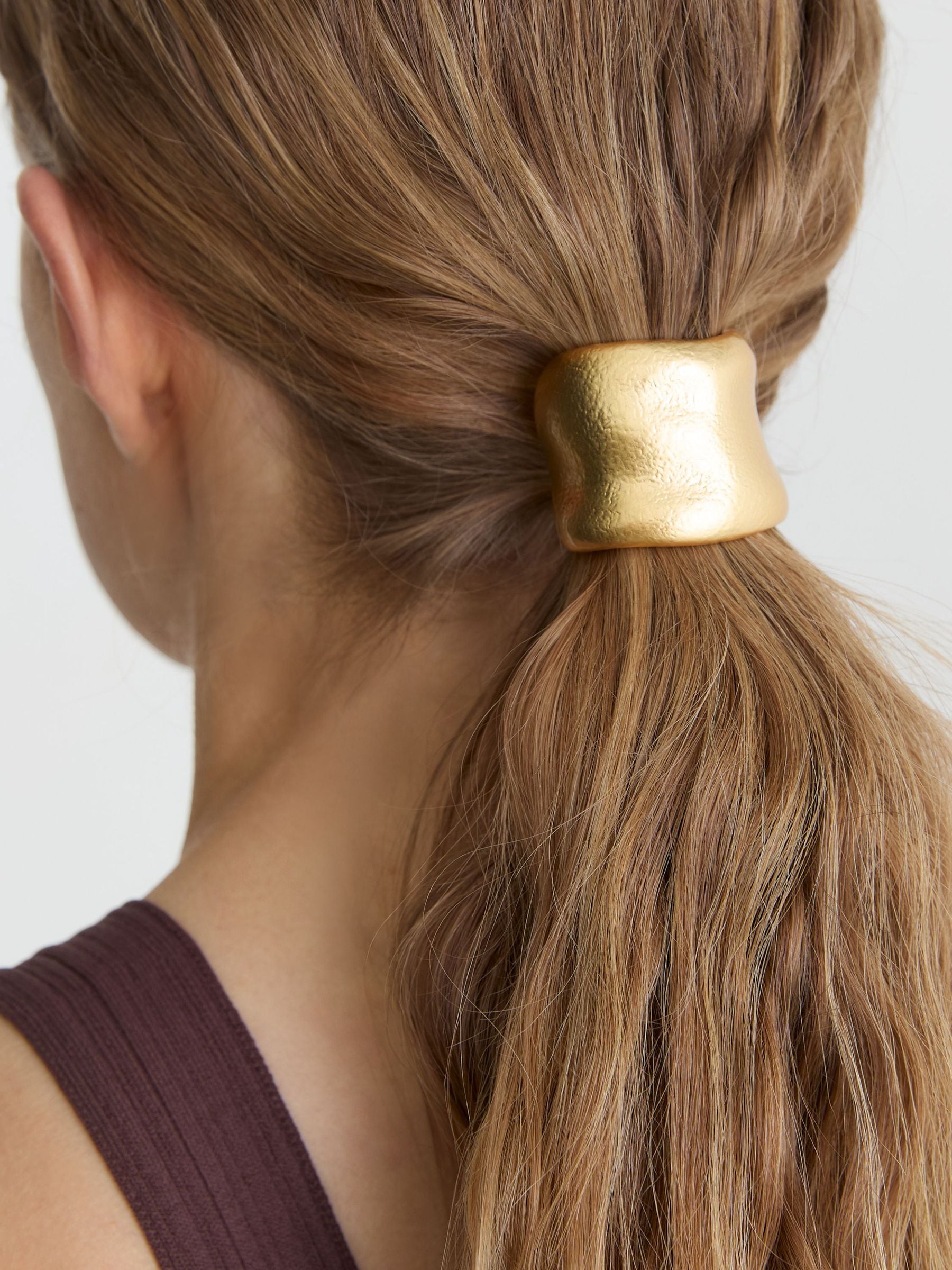 Reiss Harper gold-tone hair cuff (British brand)