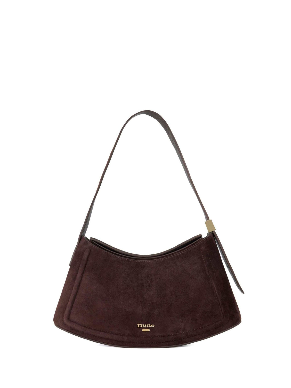 Dune London brown suede shoulder bag (British brand)