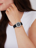 Sekonda black Octaire 30mm analogue watch - British product