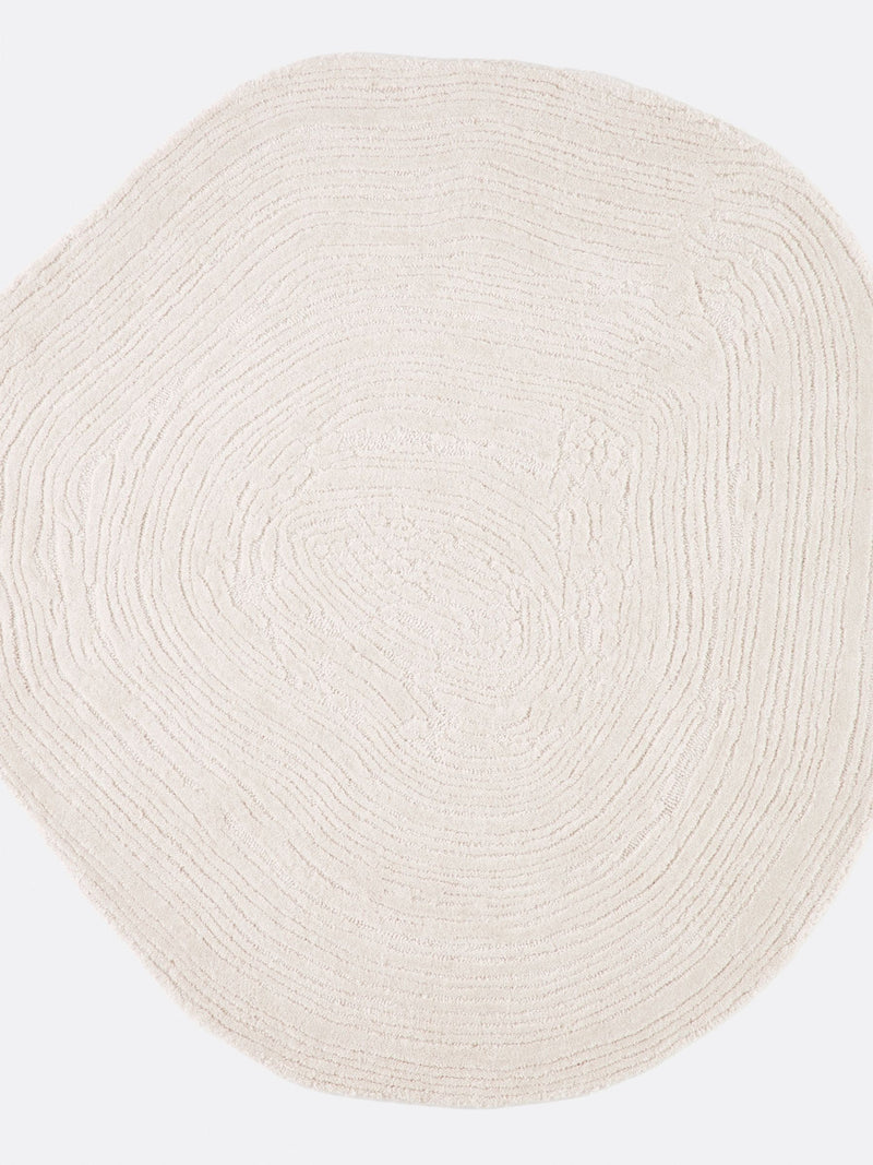 La Redoute Intérieurs Ostia pebble-shaped wool rug 200x200cm (British brand)