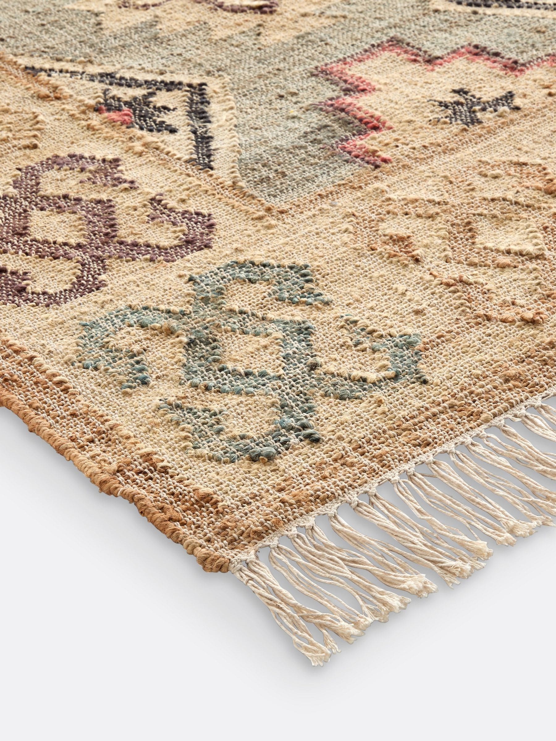 La Redoute Intérieurs Kaliny jute distressed kilim rug, UK version