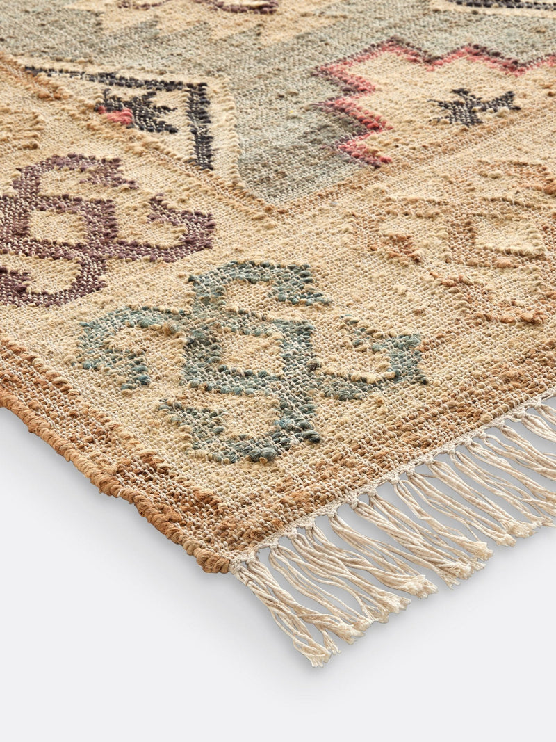La Redoute Intérieurs Kaliny jute distressed kilim rug, UK version