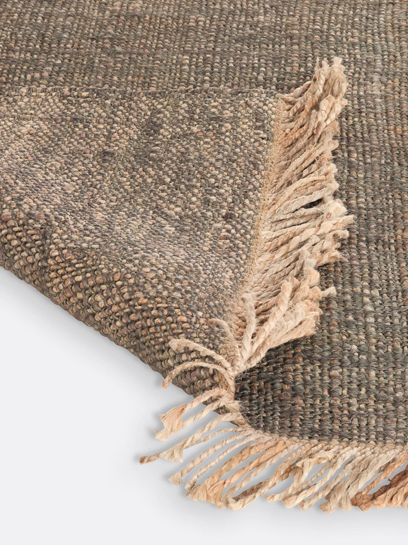 La Redoute khaki Babak jute rug 200x290cm - British product