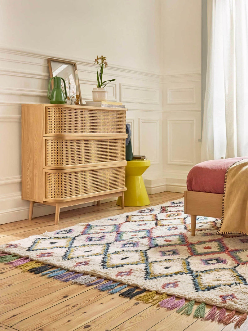 La Redoute Intérieurs Ourika Berber style wool rug 200x290cm - British product