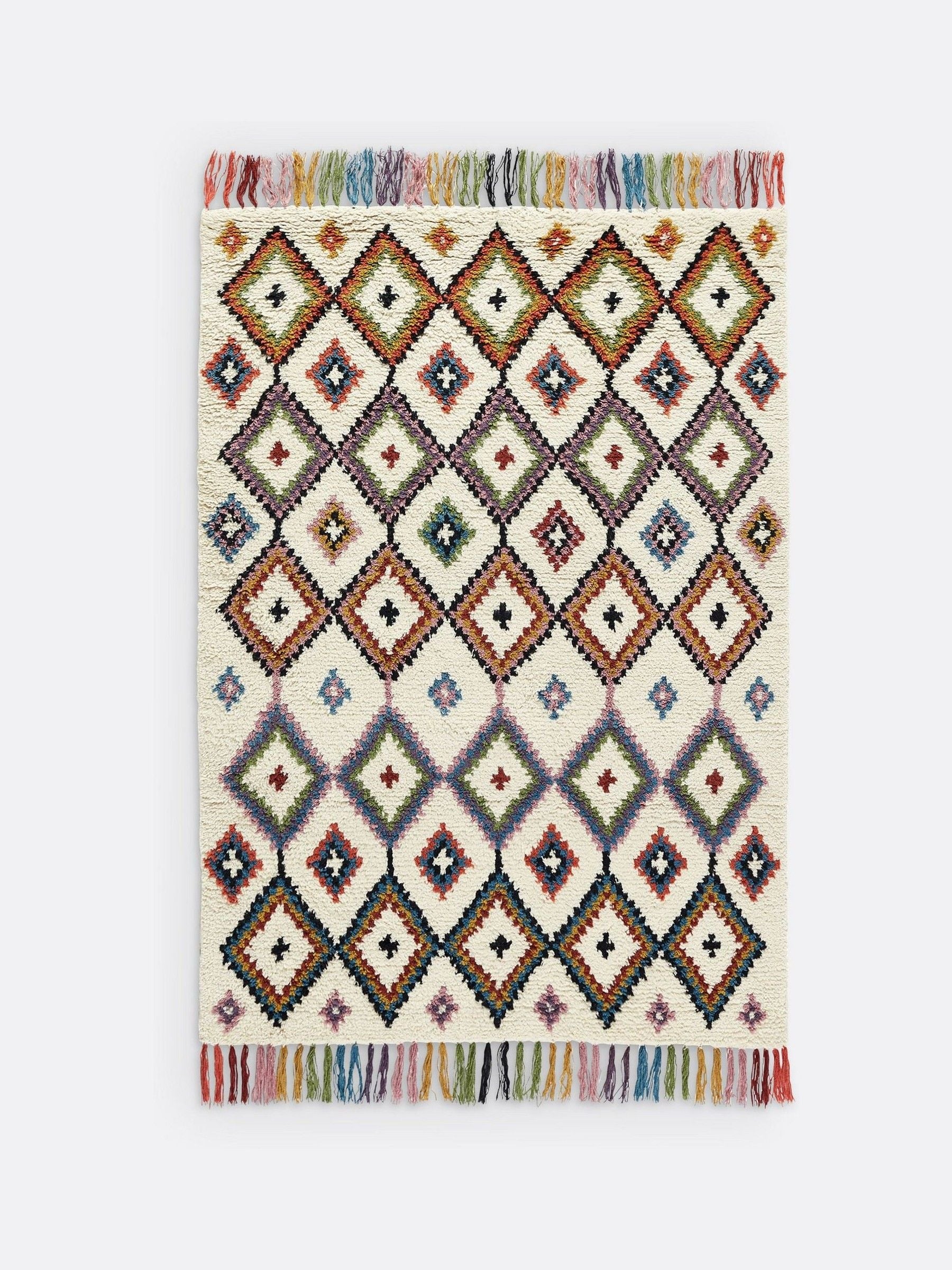 La Redoute Intérieurs Ourika Berber style wool rug 200x290cm - British product