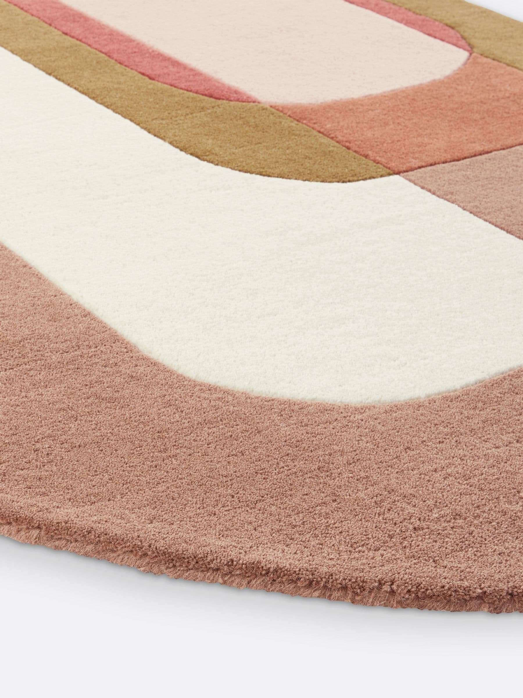 La Redoute Intérieurs Leygil multicolour wool rug 200x290cm (British brand)