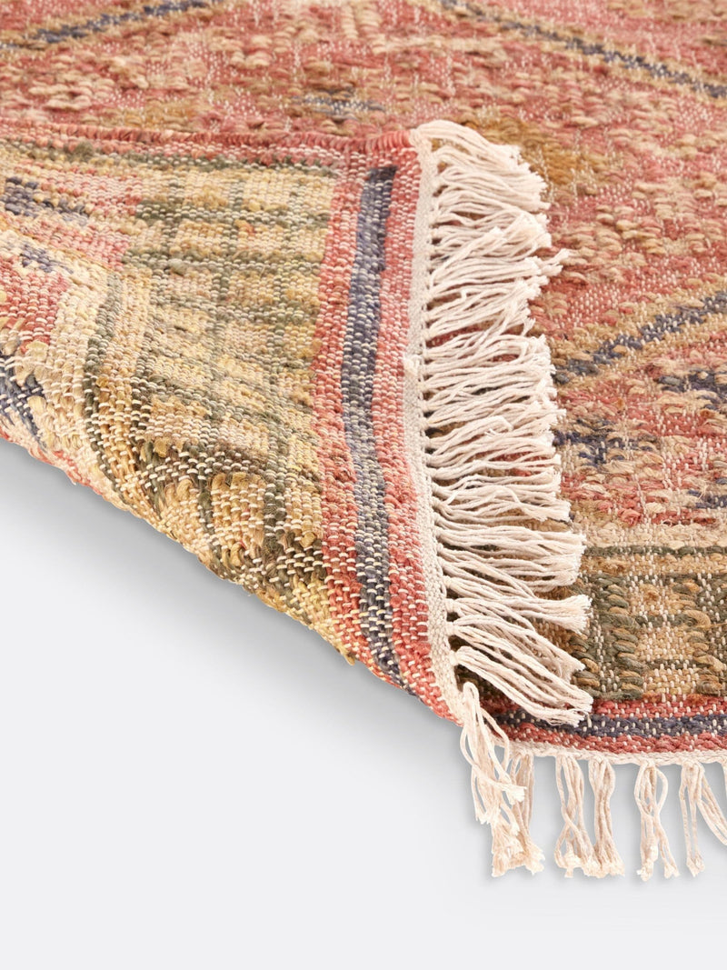 La Redoute Saliha kilim jute cotton rug 200x290cm - British product