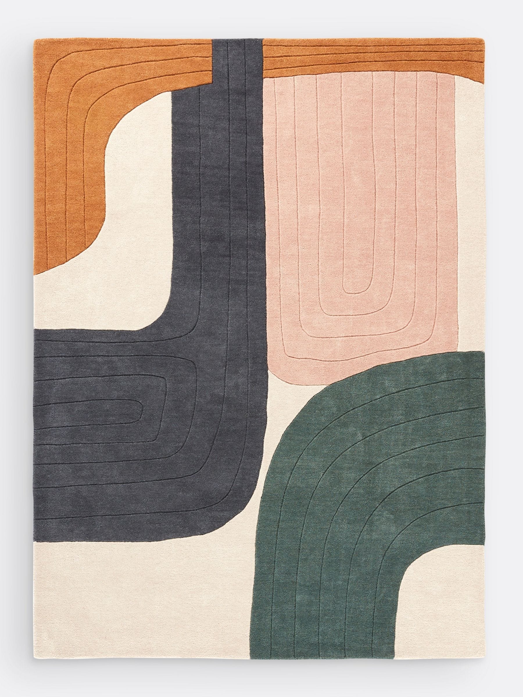 La Redoute Milano wool rug 200x290cm, imported from the UK