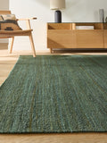 La Redoute Intérieurs Green Tanora Jute and Cotton Rug