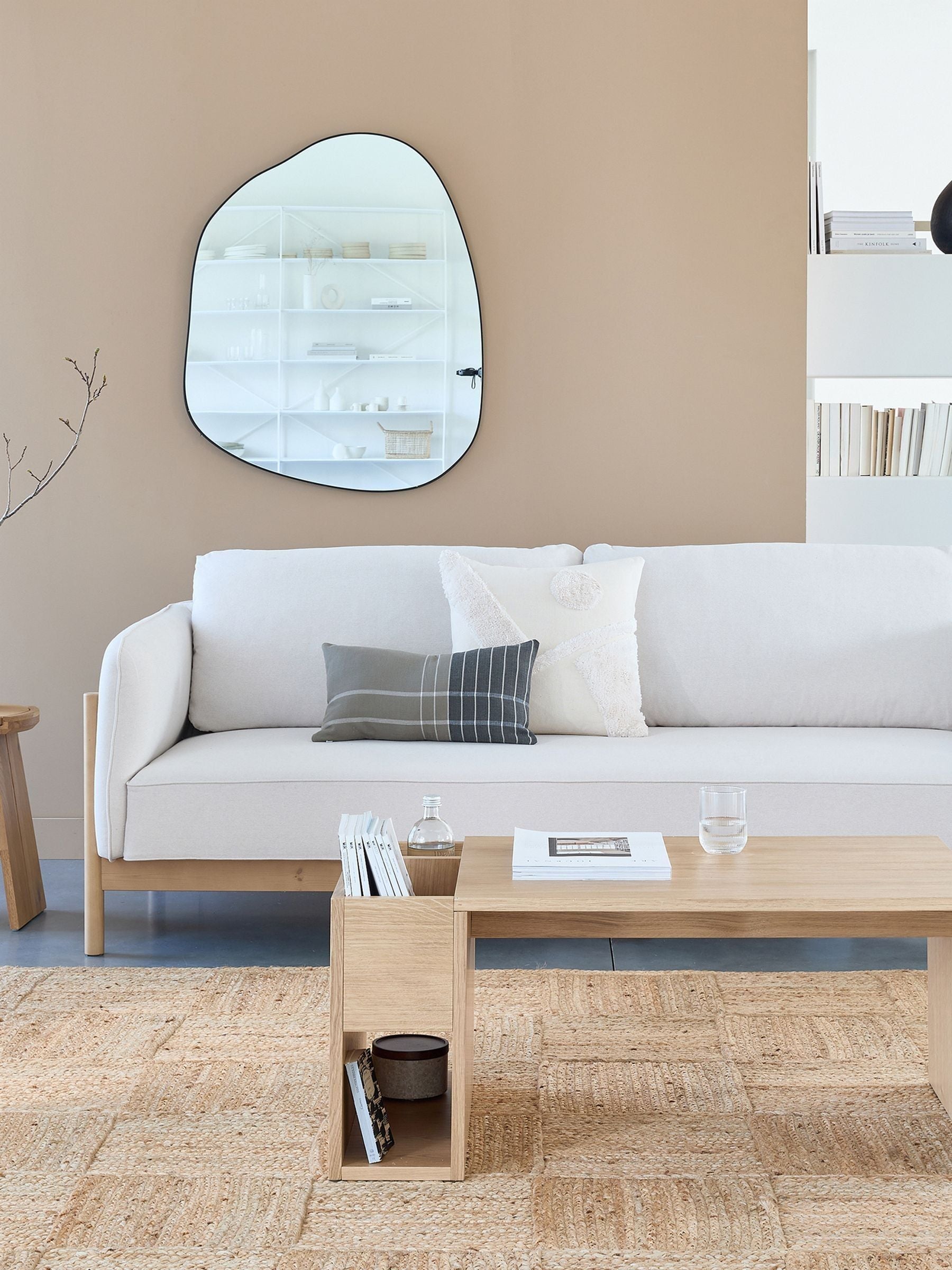 La Redoute Intérieurs check jute rug 200x290cm - British product