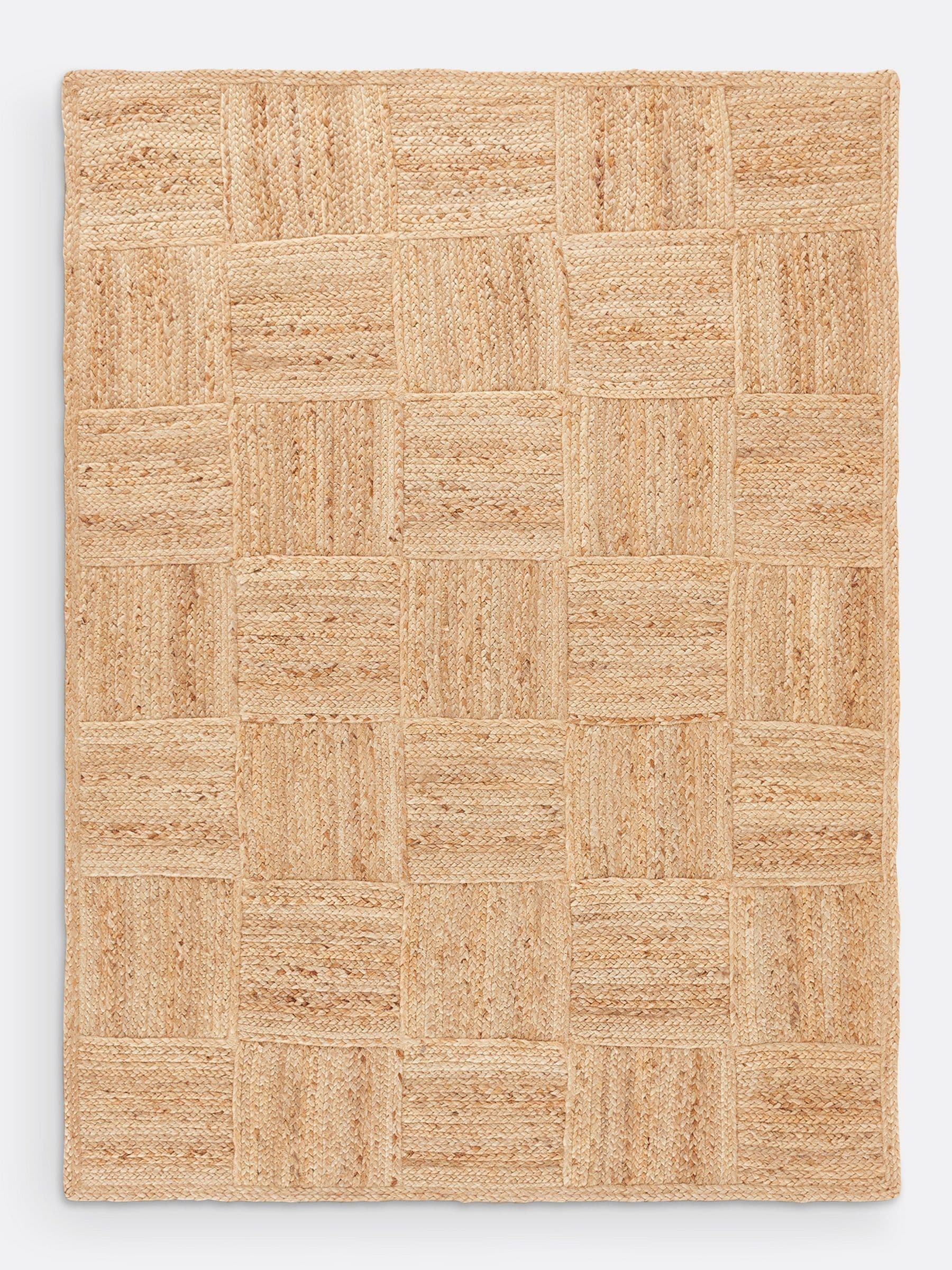 La Redoute Intérieurs check jute rug 200x290cm - British product