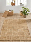 La Redoute Intérieurs check jute rug 200x290cm - British product