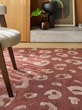 La Redoute Intérieurs Thelma Leopard Print Wool Rug, Ecru, 200x290cm