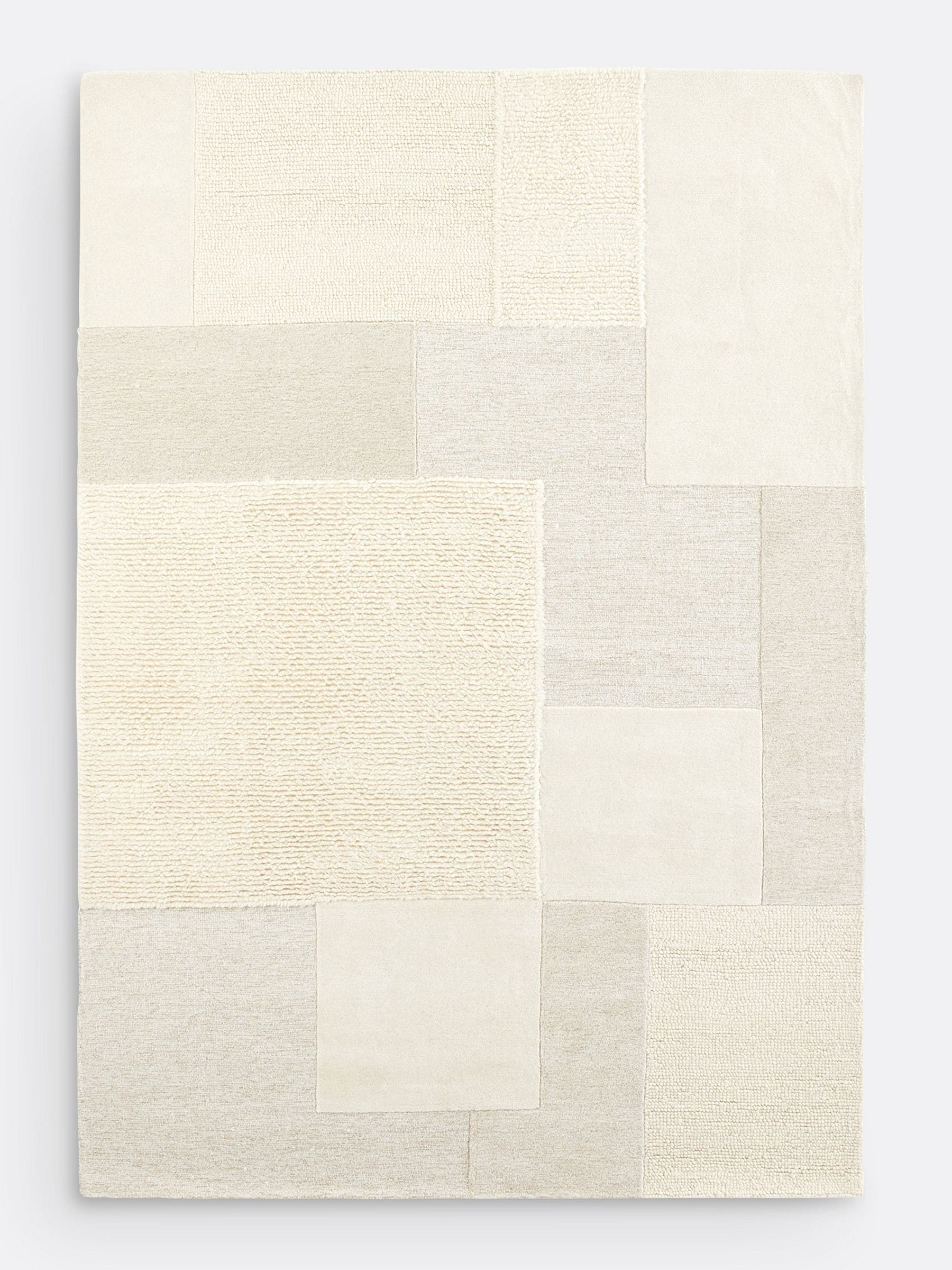 La Redoute Intérieurs ecru Ilena wool rug 200x290cm - British product
