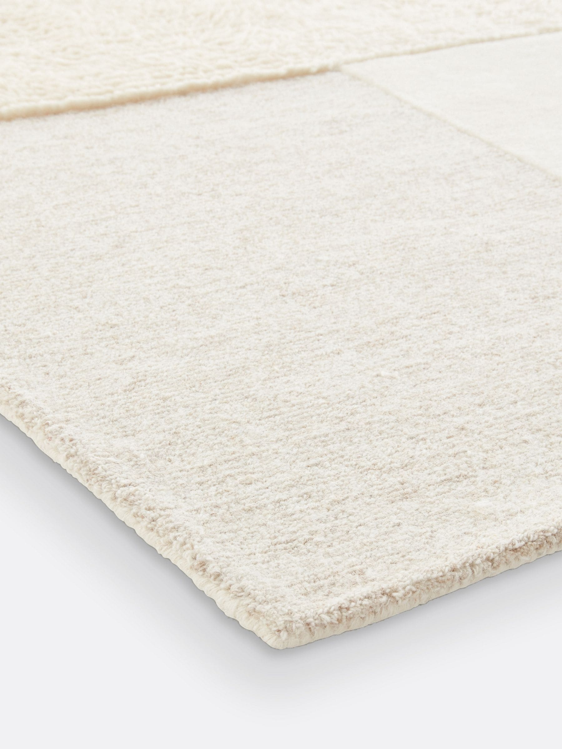 La Redoute Intérieurs ecru Ilena wool rug 200x290cm - British product