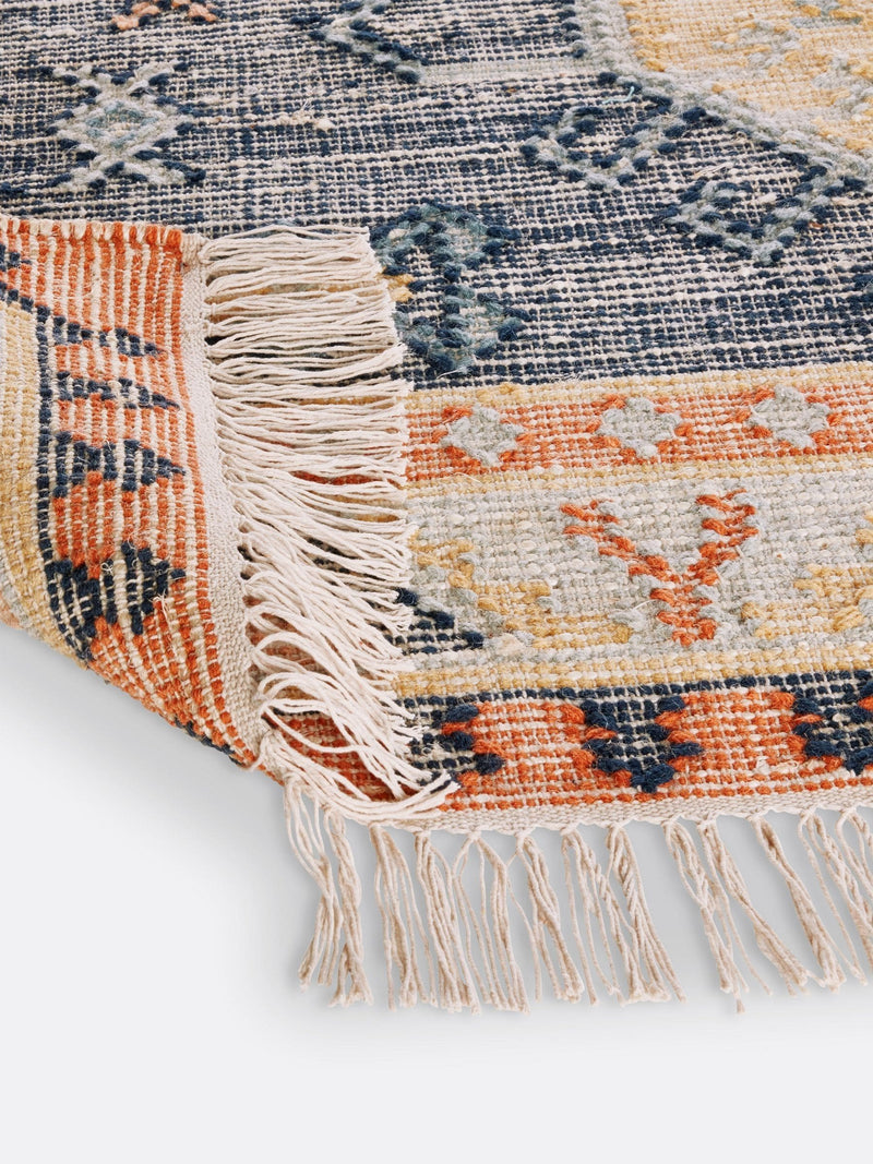 La Redoute multicolour rug Uzzo aged effect kilim 200x290cm - British product