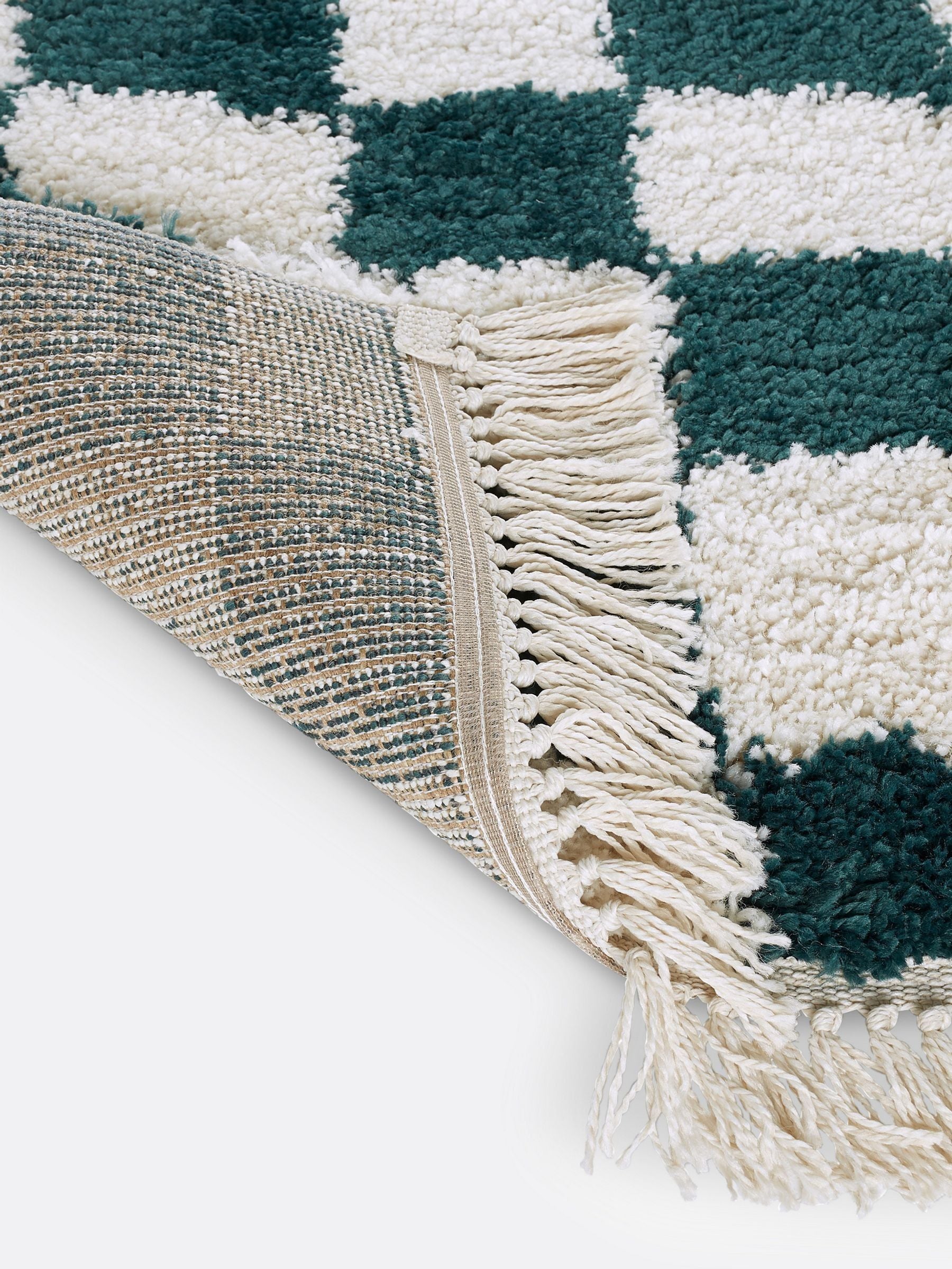 La Redoute Danito checkerboard rug 200x290cm (British brand)