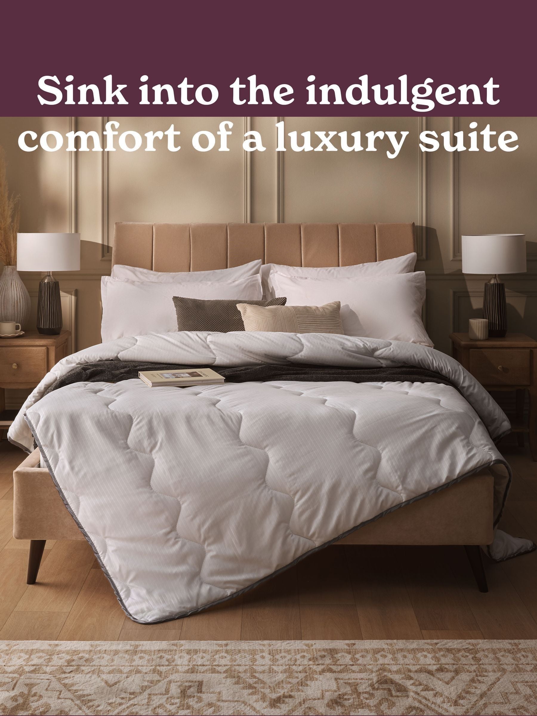 Sleepeezee Hotel Luxe 4.5 Tog duvet, UK version