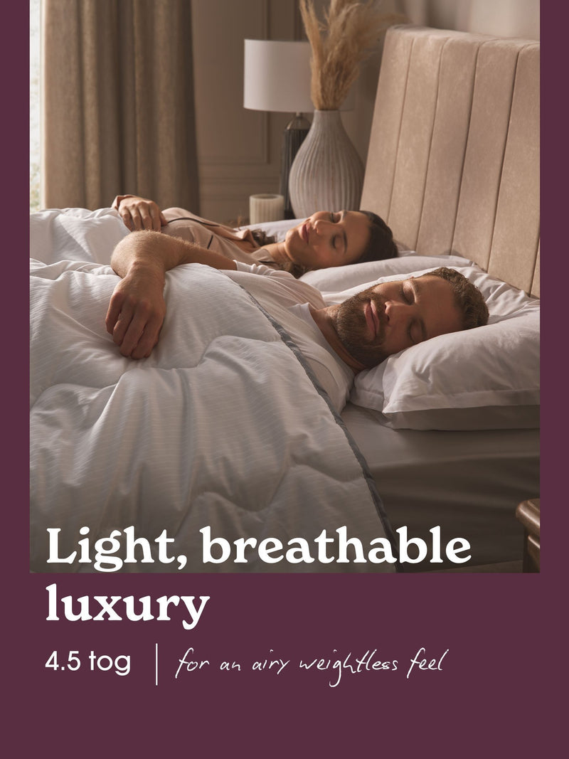 Sleepeezee Hotel Luxe 4.5 Tog duvet, UK version