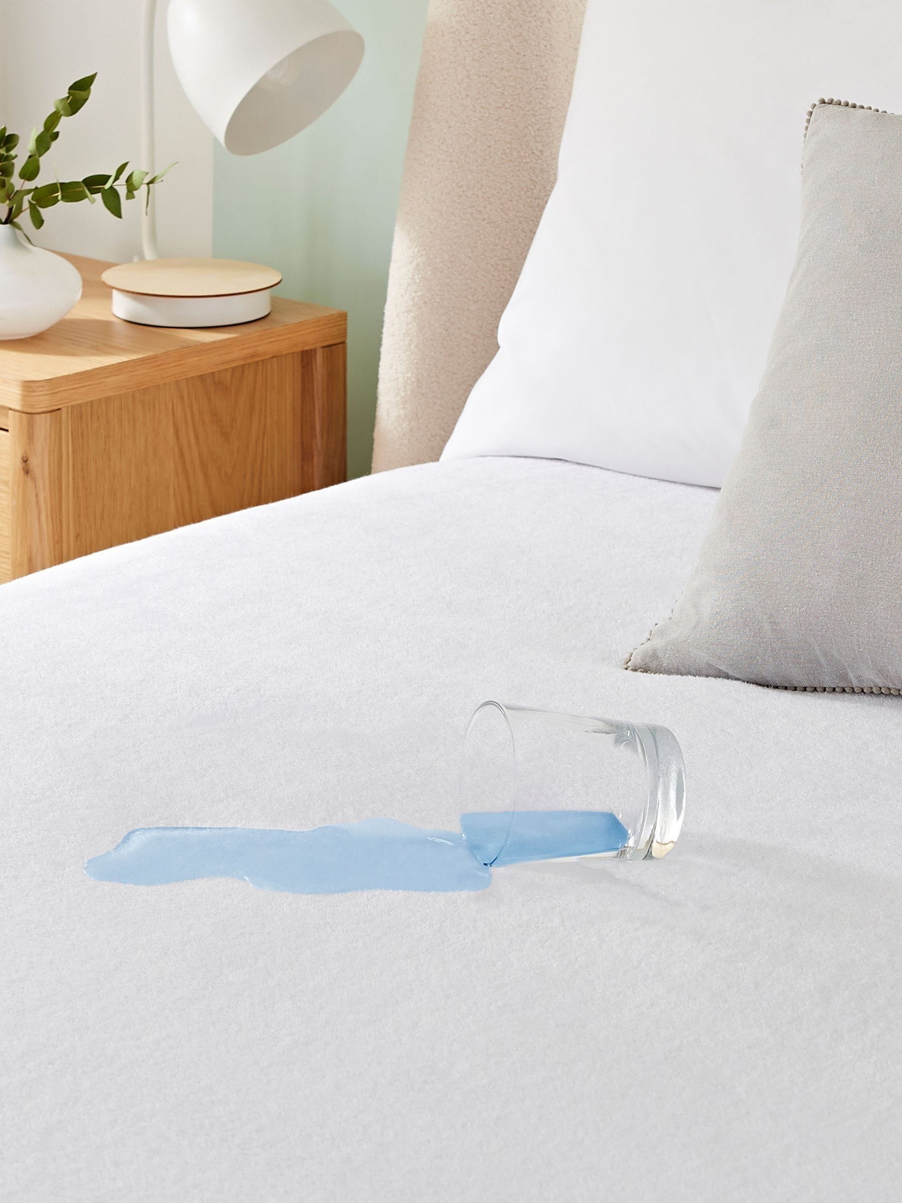Silentnight terry towelling mattress protector, imported from the UK