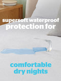 Silentnight terry towelling mattress protector, imported from the UK