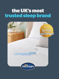 Silentnight terry towelling mattress protector, imported from the UK
