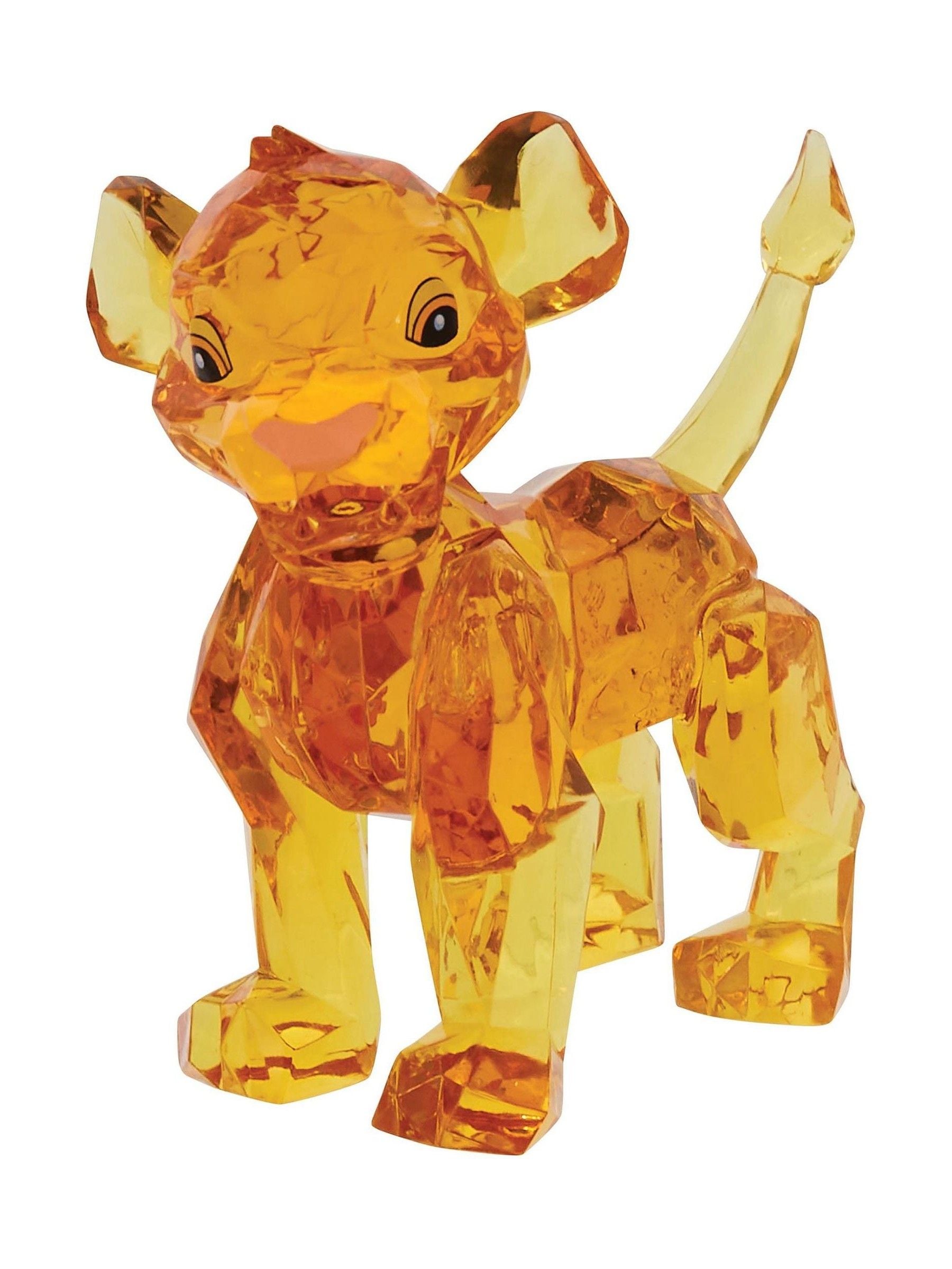 Disney Simba Facet acrylic figurine in yellow, UK version