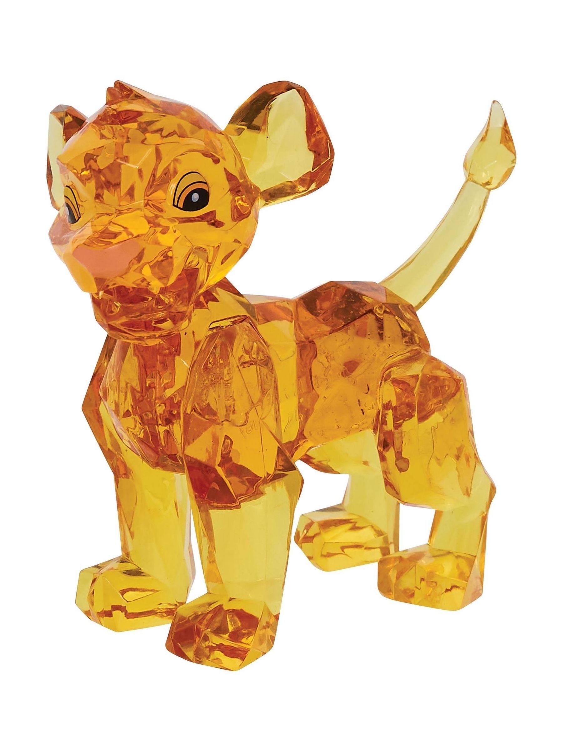 Disney Simba Facet acrylic figurine in yellow, UK version