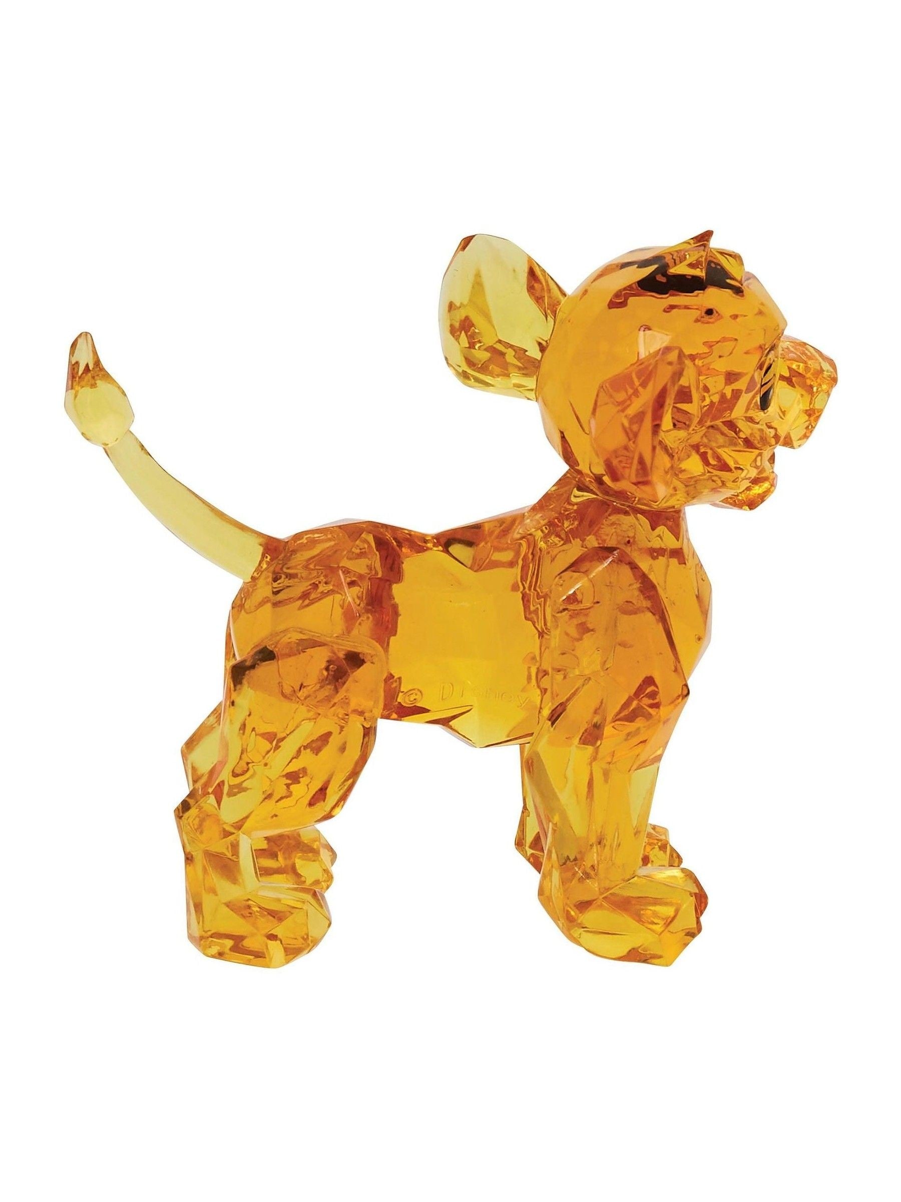 Disney Simba Facet acrylic figurine in yellow, UK version